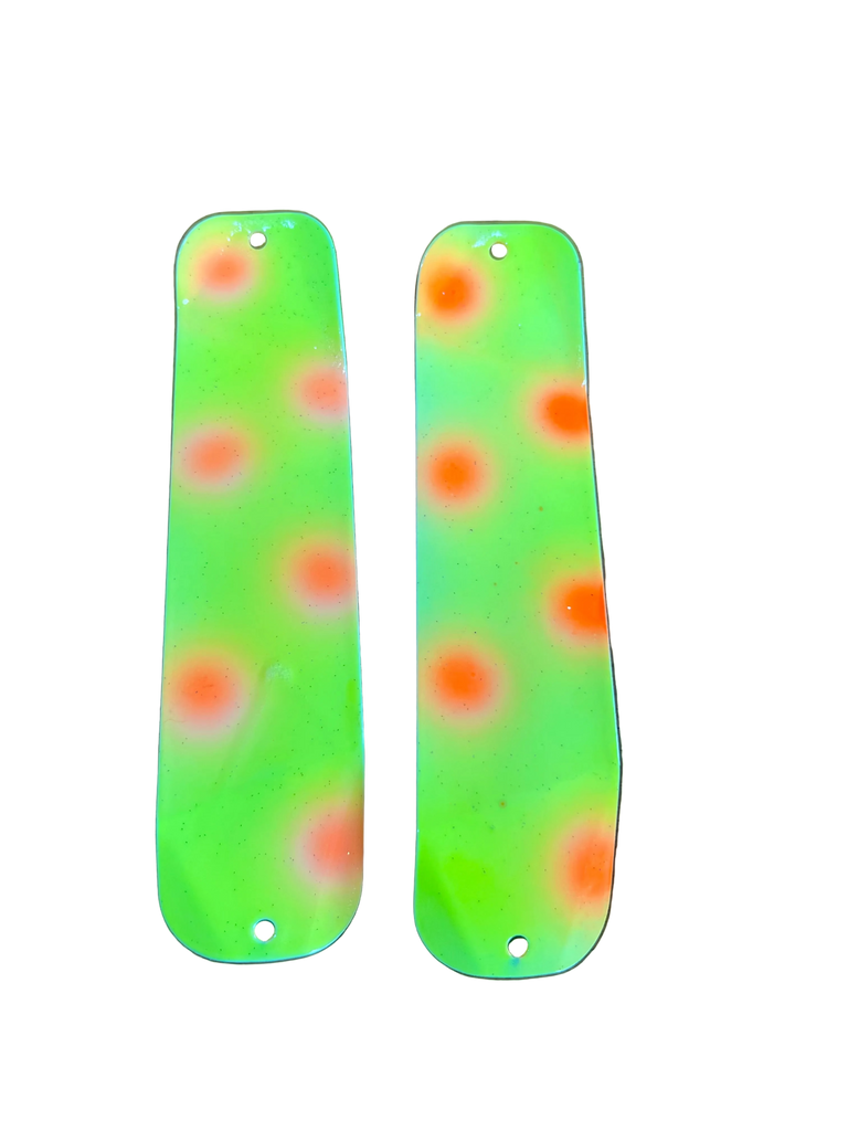 Fire Dot Coho Dodger