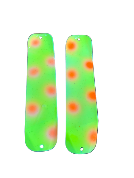 Fire Dot Coho Dodger