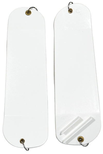 8” Glow Green Flasher Blank