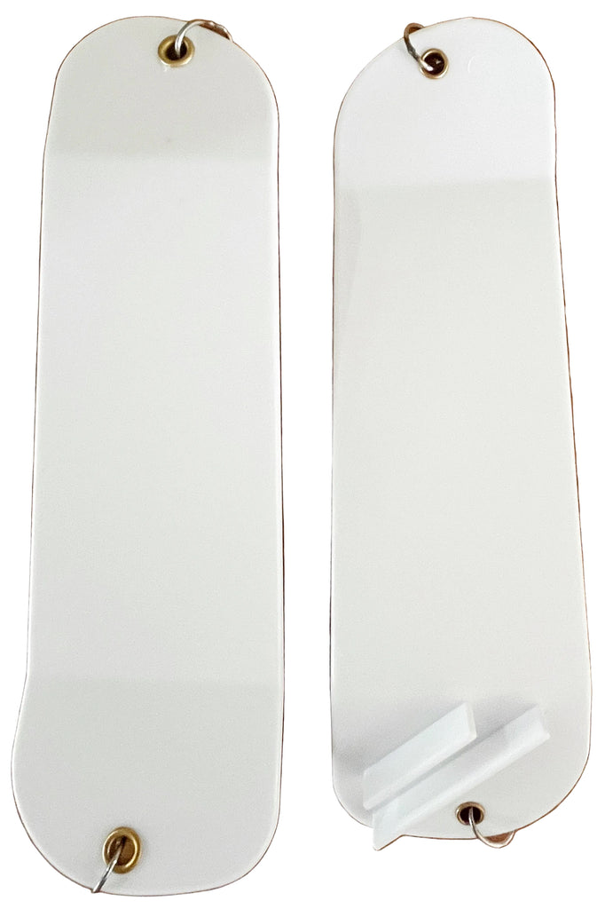 8” Glow Blue Flasher Blank